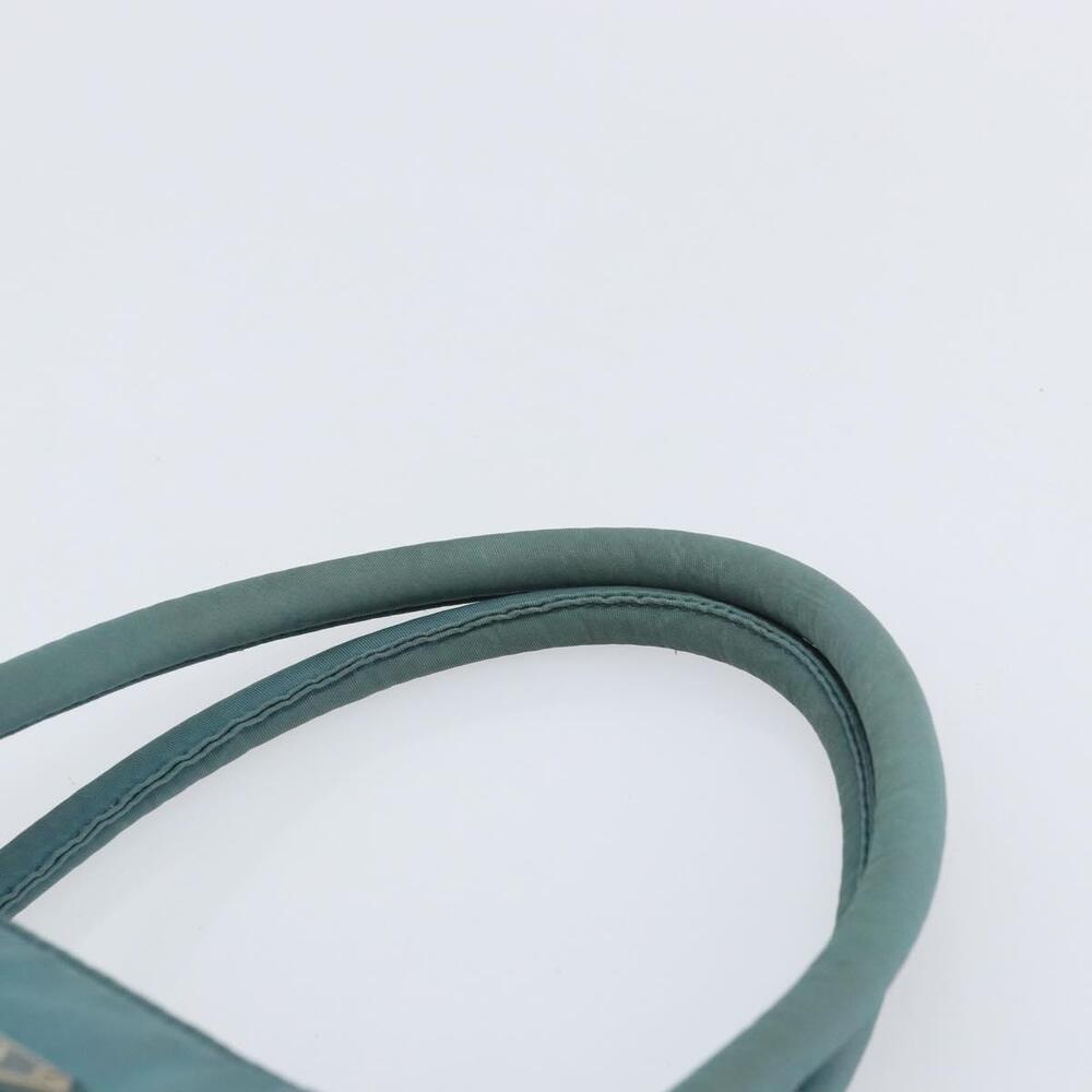 PRADA Hand Bag Nylon Blue Silver Auth 156387 - Picture 8 of 16